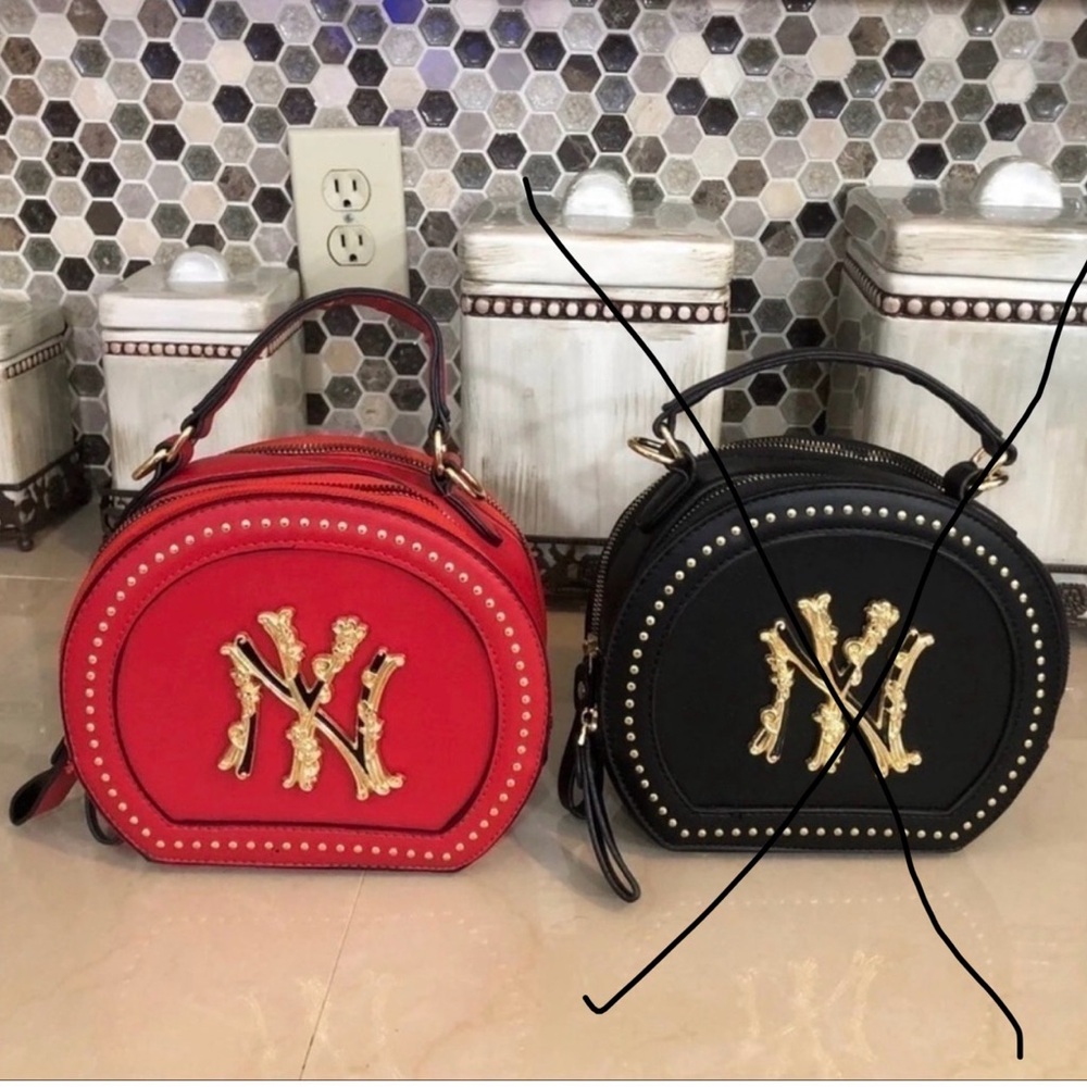 NY crossbody purse red Black already SOLD!!!!!